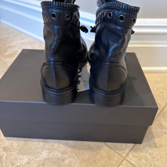 NOW brand Combat boots size 37 1/2 - Picture 2 of 6